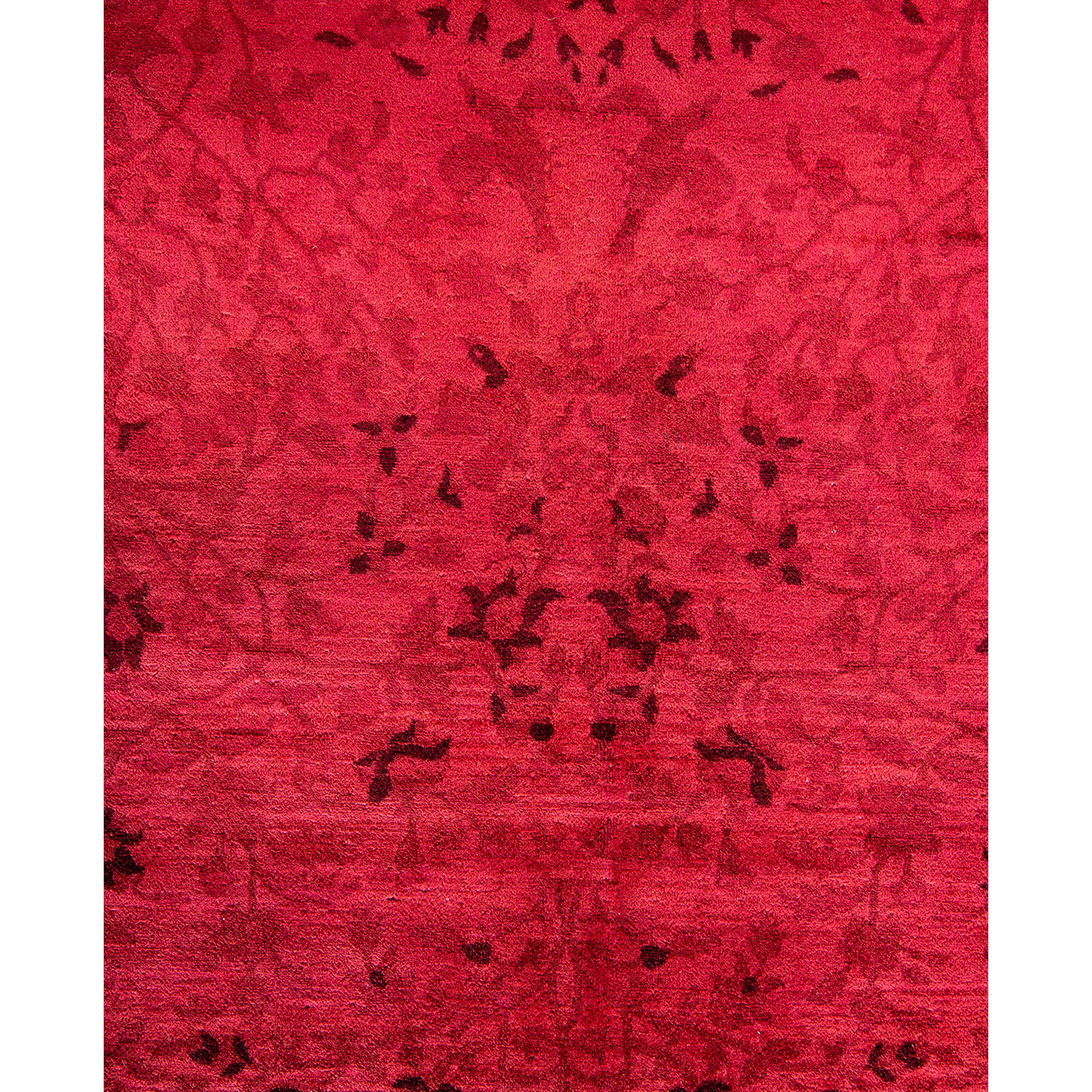 Pink Overdyed Wool Rug - 8'3" x 10'3"