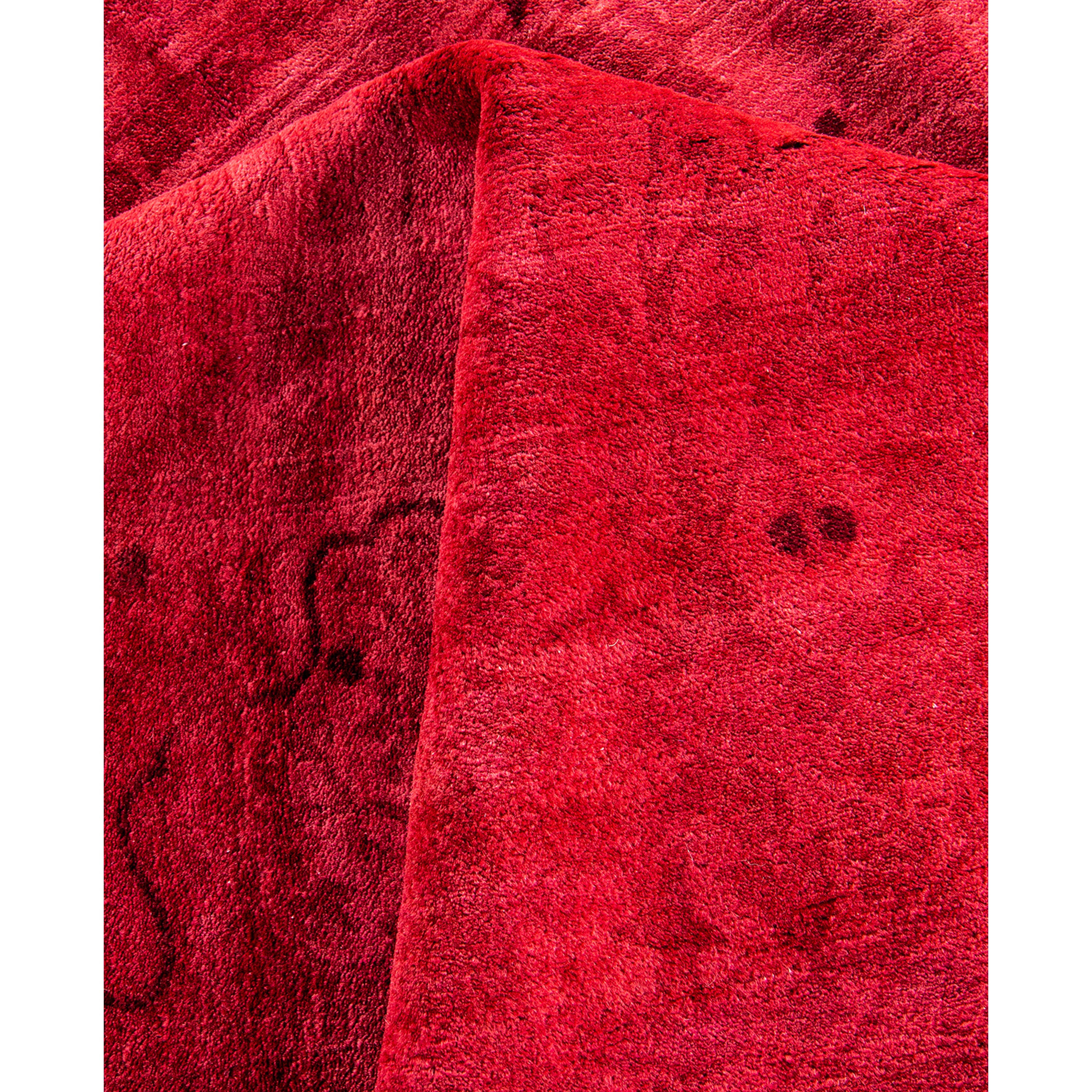 Pink Overdyed Wool Rug - 8'3" x 10'3"