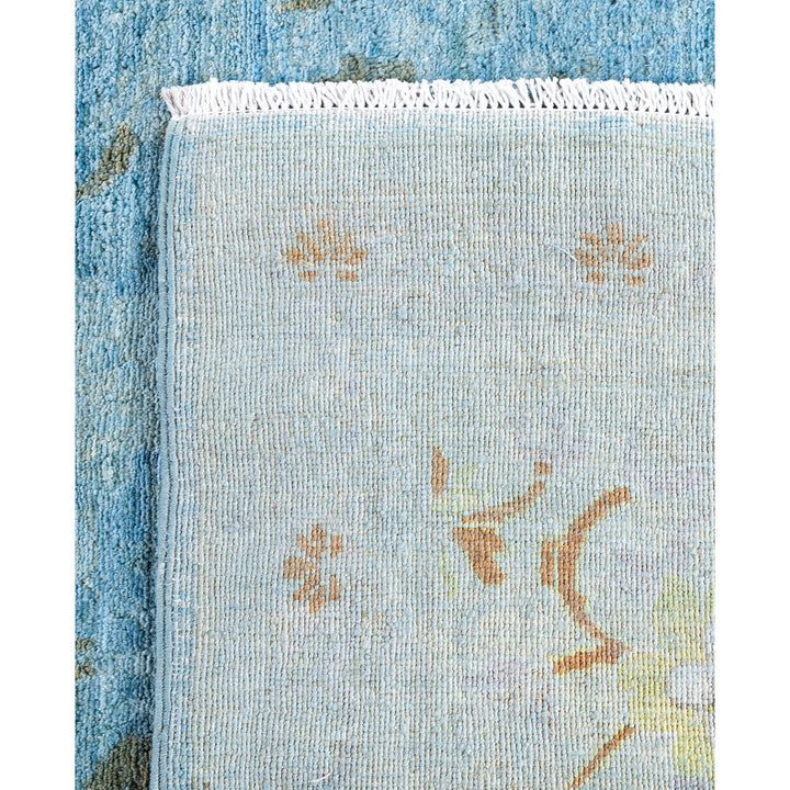 Blue Overdyed Wool Rug - 8'1" x 10'