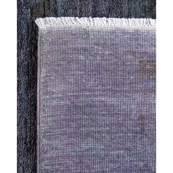 Purple Overdyed Wool Rug - 10'1" x 13'9"