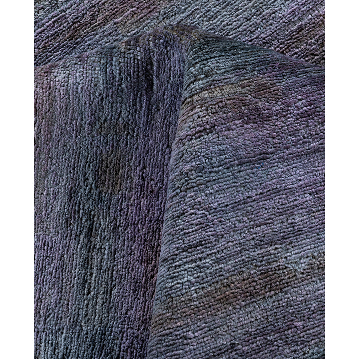 Purple Overdyed Wool Rug - 10'1" x 13'9"