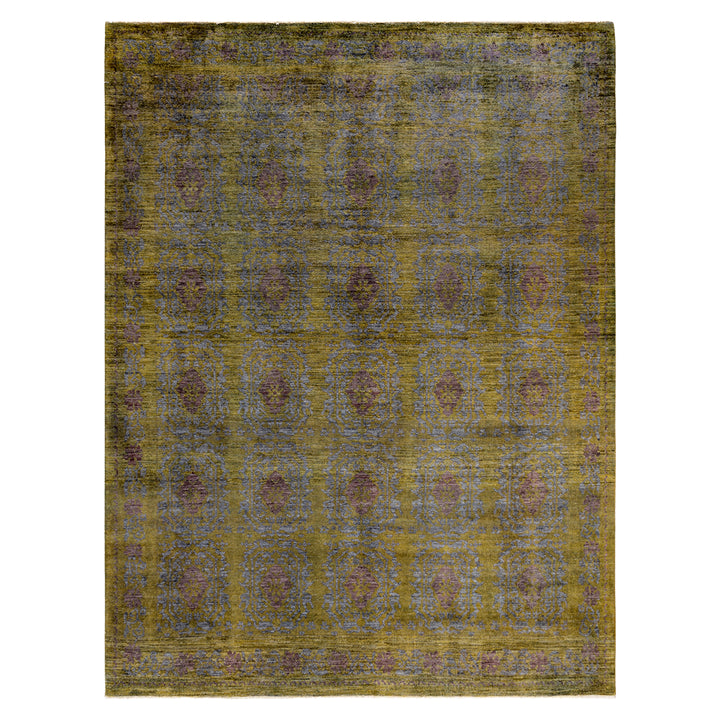 Grey Overdyed Wool Rug - 7'10" x 10'6"
