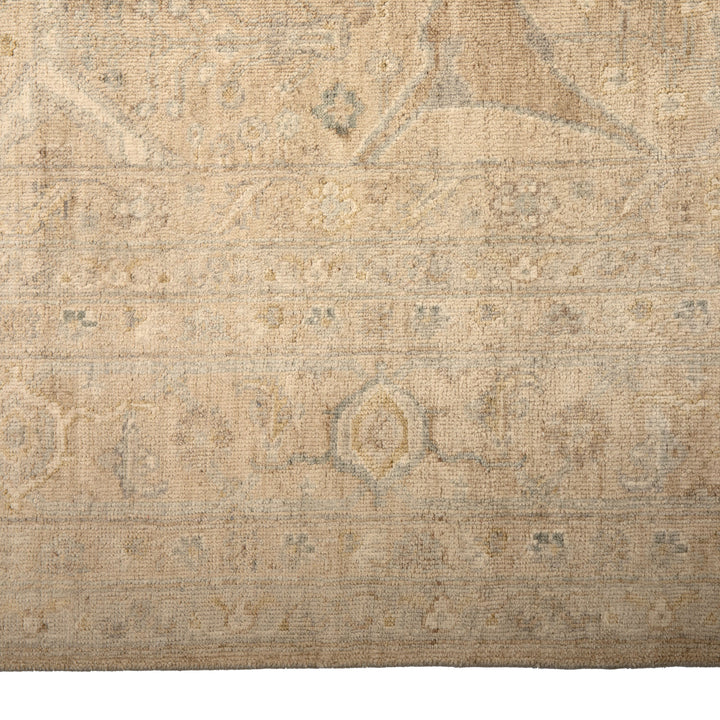 Cream Transitional Silk Rug - 8' x 10'