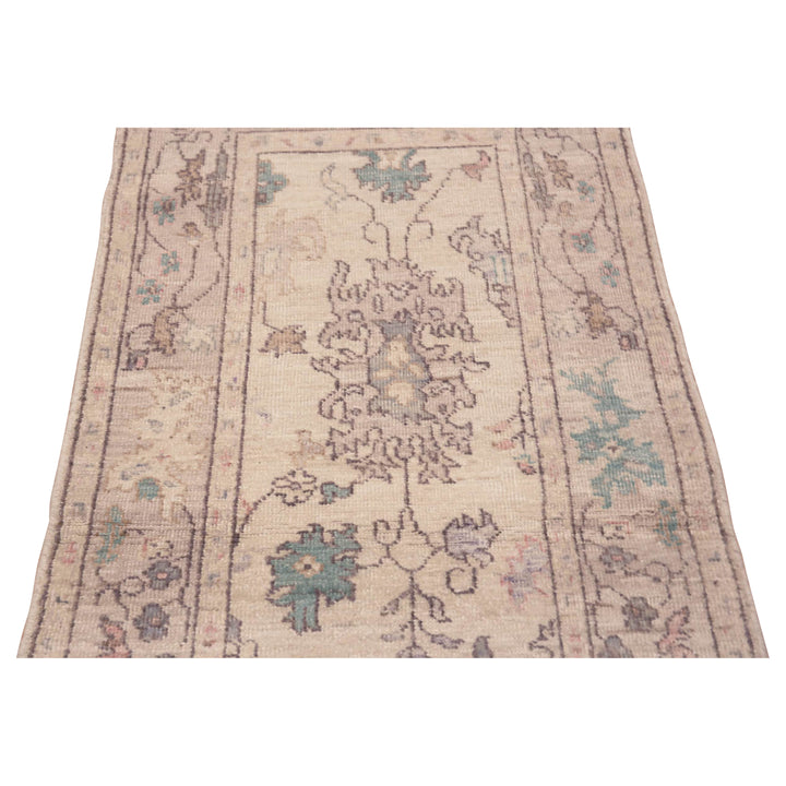 Zameen Transitional Wool Runner - 3'4" x 9'6"