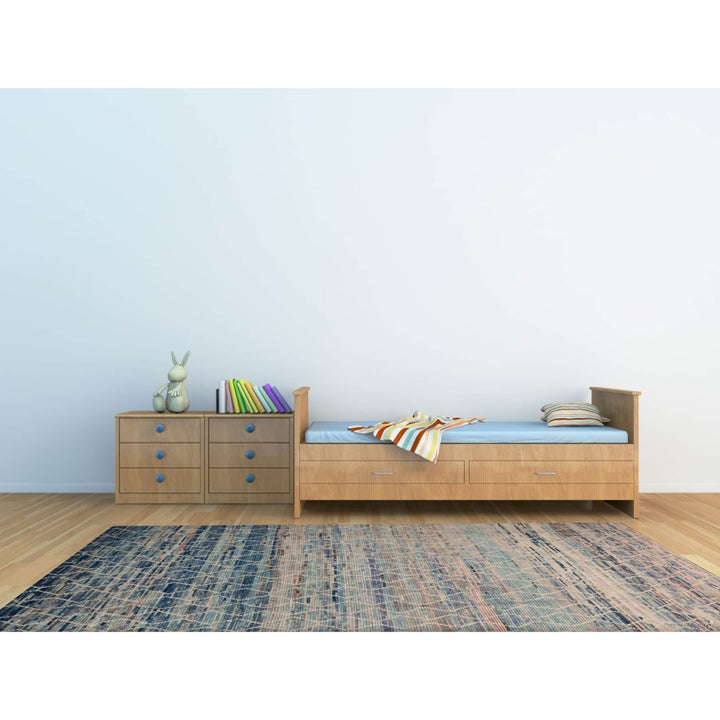 Zameen Transitional Wool Rug - 6'4" x 9'