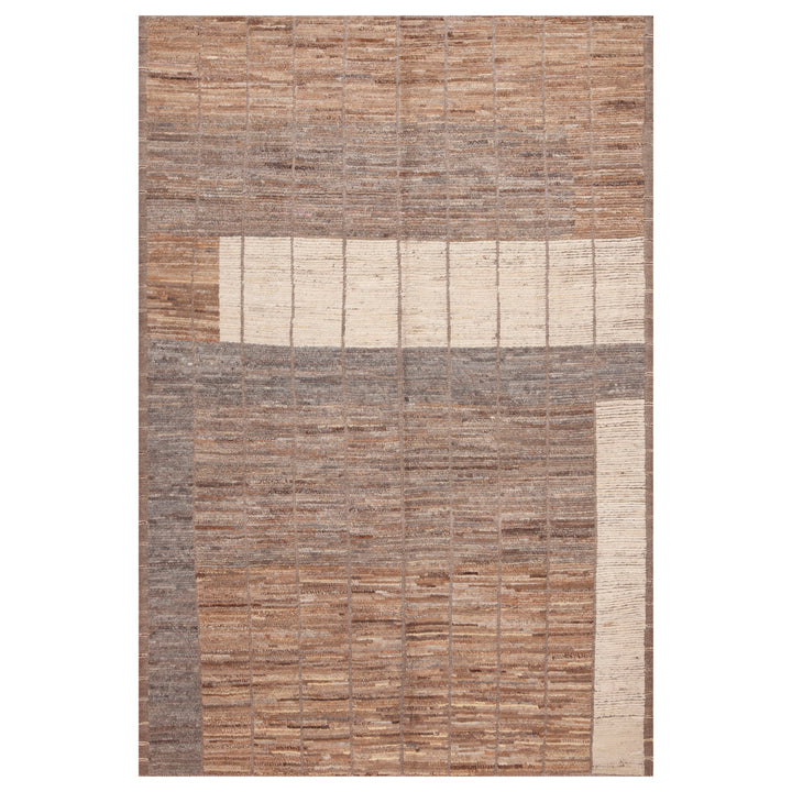 Zameen Transitional Wool Rug - 6'2" x 9'1"