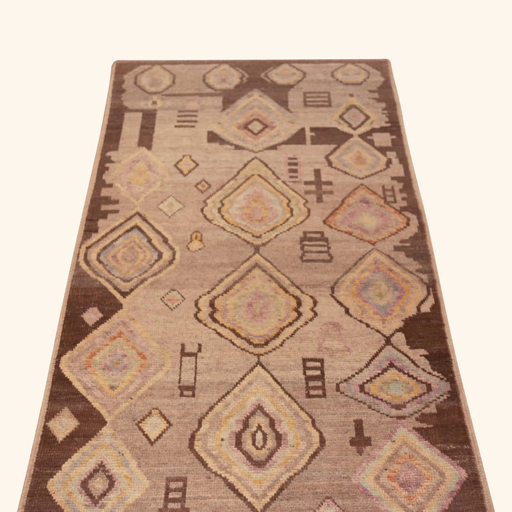 Zameen Transitional Wool Runner - 3' x 9'8"
