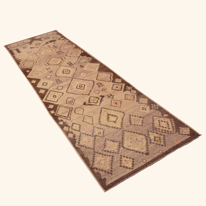 Zameen Transitional Wool Runner - 3' x 9'8"