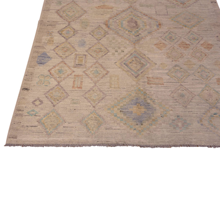 Zameen Transitional Wool Rug - 5'3" x 6'9"