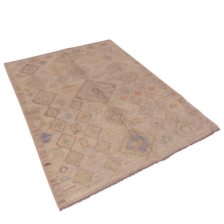 Zameen Transitional Wool Rug - 5'3" x 6'9"