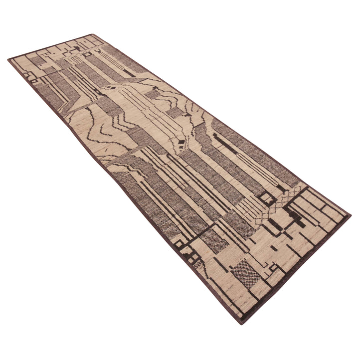 Zameen Transitional Wool Runner - 3' x 9'8"