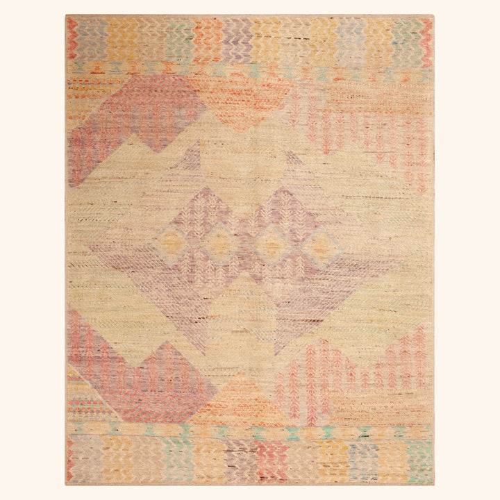 Zameen Transitional Wool Rug - 5'2" x 6'7"