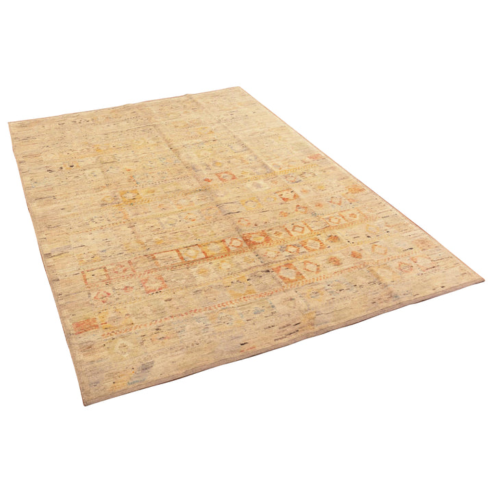 Zameen Transitional Wool Rug - 5'9" x 7'7"