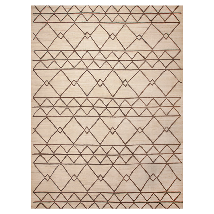 Natural Zameen Transitional Wool Rug - 14'4" x 18'9"