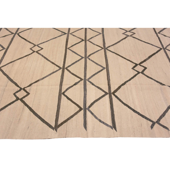 Natural Zameen Transitional Wool Rug - 14'4" x 18'9"