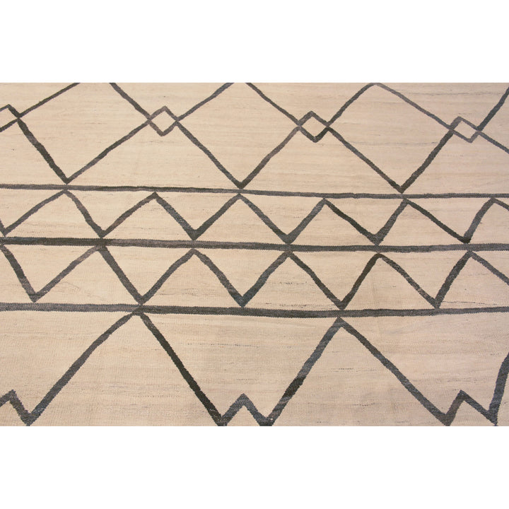 Natural Zameen Transitional Wool Rug - 14'4" x 18'9"