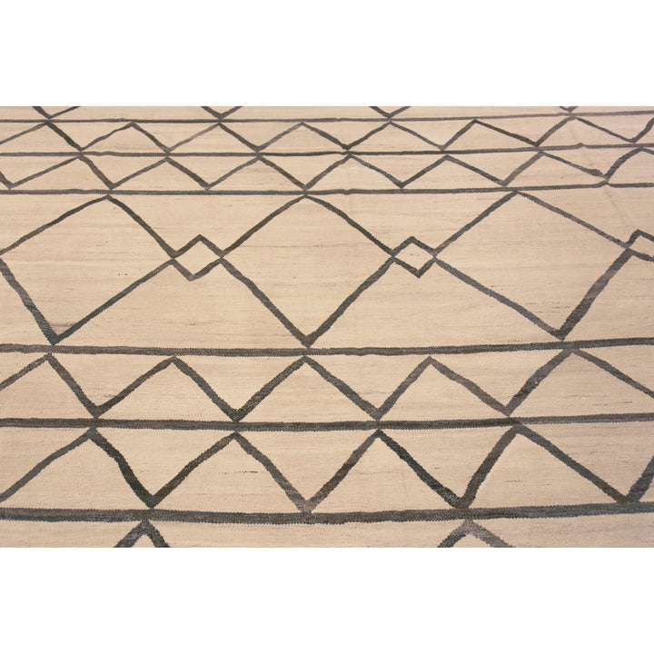 Natural Zameen Transitional Wool Rug - 14'4" x 18'9"