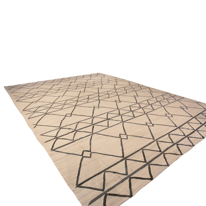 Natural Zameen Transitional Wool Rug - 14'4" x 18'9"