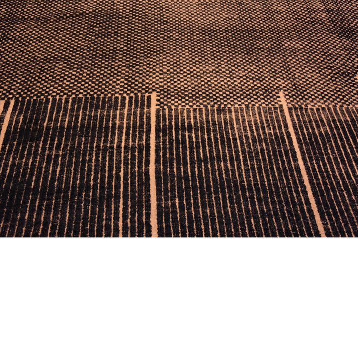 Brown Zameen Transitional Wool Rug - 18'3" x 26'4"