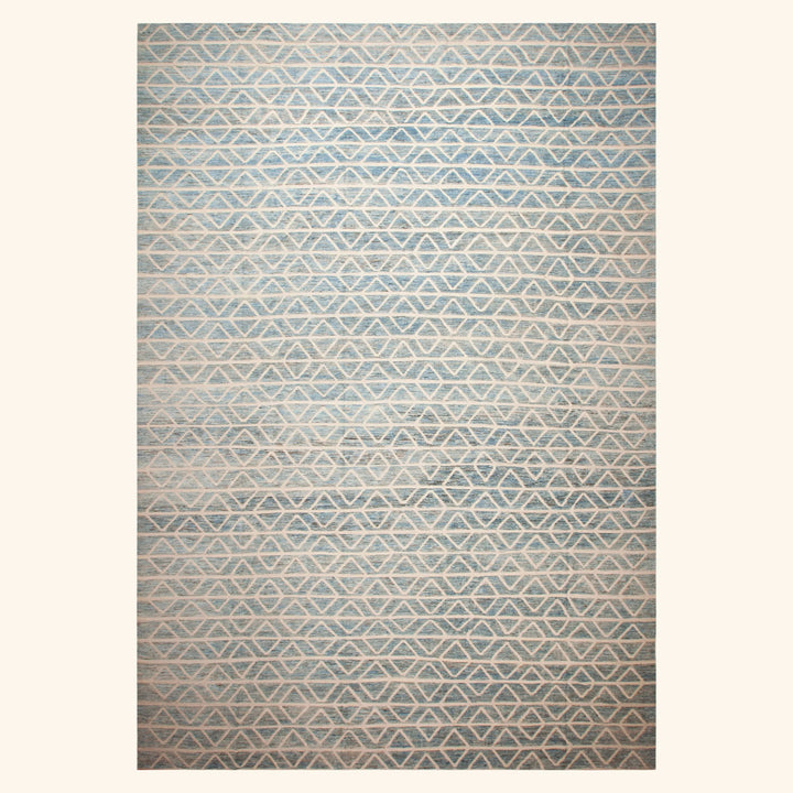 Blue Zameen Transitional Wool Rug - 15'5" x 21'6"