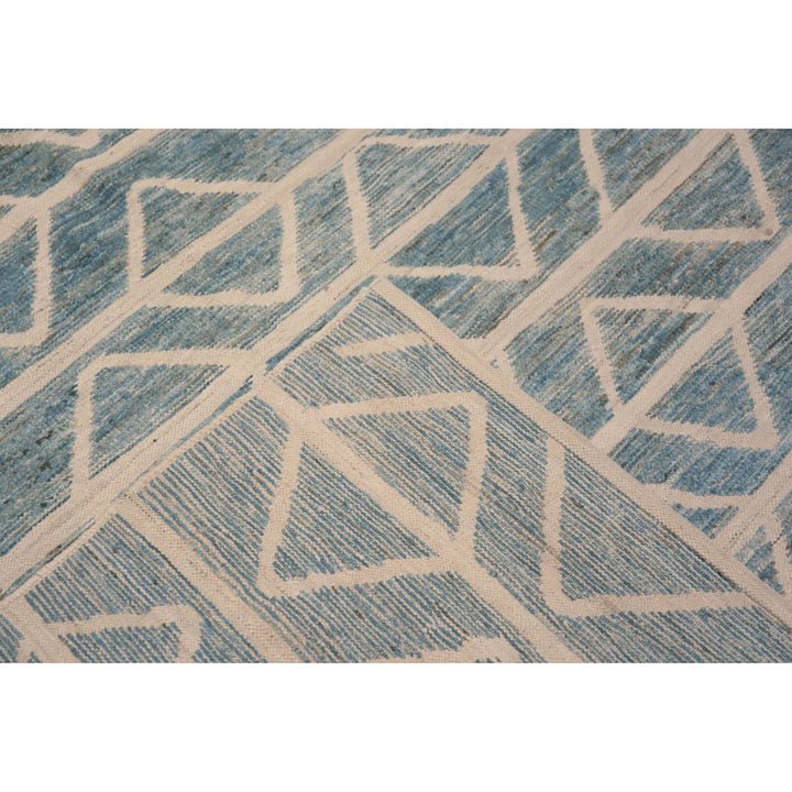 Blue Zameen Transitional Wool Rug - 15'5" x 21'6"