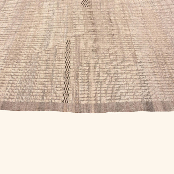 Brown Zameen Transitional Wool Rug - 18'4" x 21'