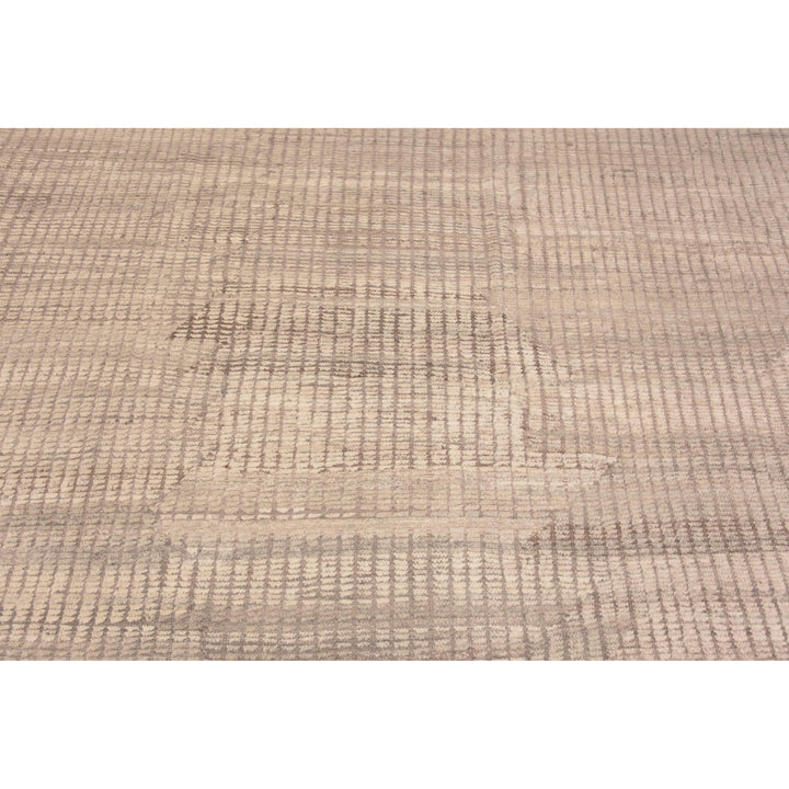 Brown Zameen Transitional Wool Rug - 18'4" x 21'