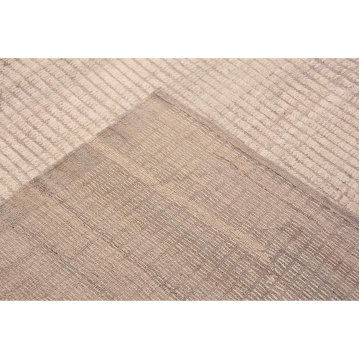 Brown Zameen Transitional Wool Rug - 18'4" x 21'