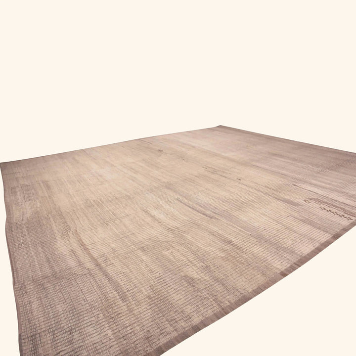 Brown Zameen Transitional Wool Rug - 18'4" x 21'