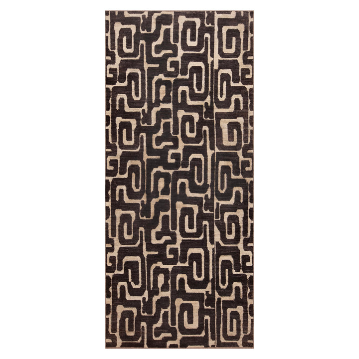 Zameen Transitional Wool Rug - 4'2" x 9'5"