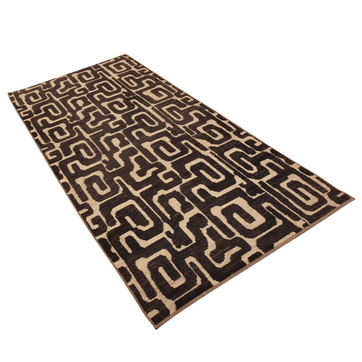 Zameen Transitional Wool Rug - 4'2" x 9'5"