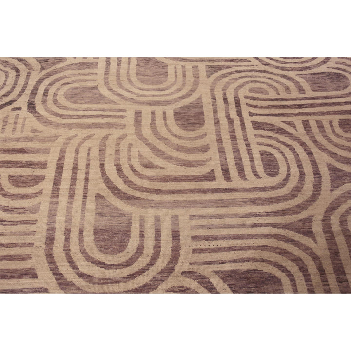 Natural Zameen Transitional Wool Rug - 20'4" x 26'4"