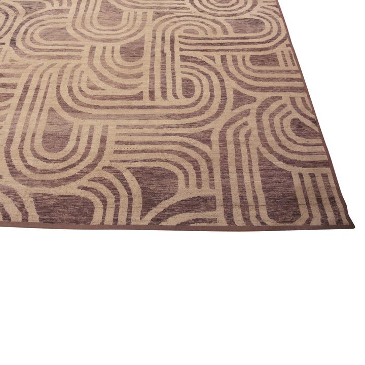 Natural Zameen Transitional Wool Rug - 20'4" x 26'4"