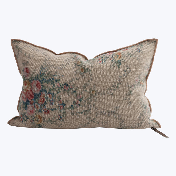 Pompadour Linen Pillow Nude
