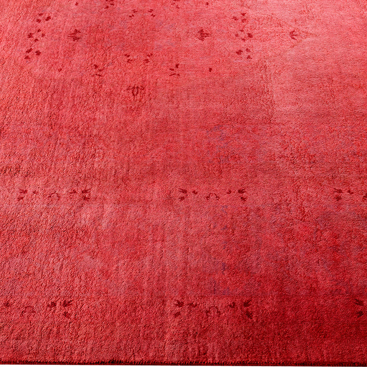 Overdyed Wool Rug - 6'2" x 8'10"