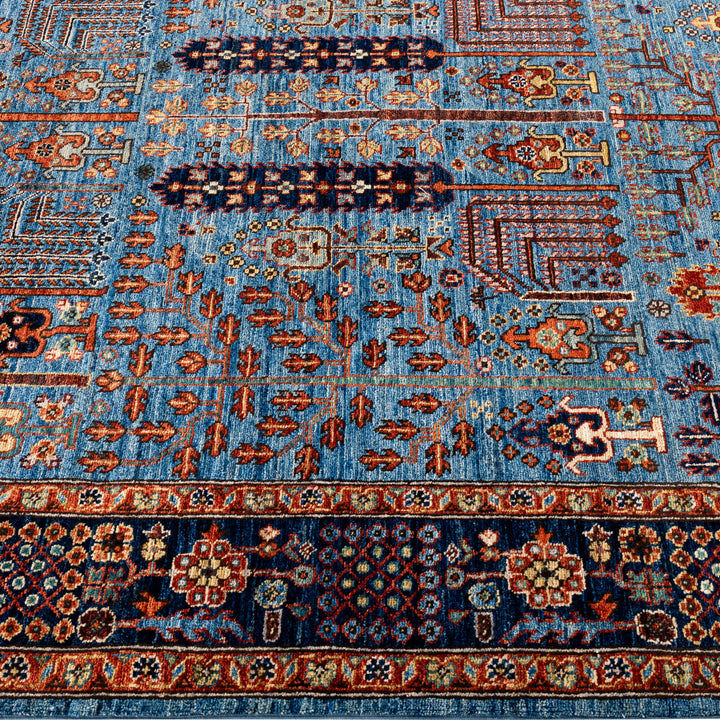 Traditional Serapi Wool Rug - 5'11" x 8'9"