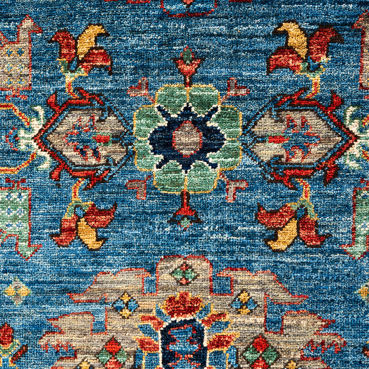 Traditional Serapi Wool Rug - 6'1" x 9'