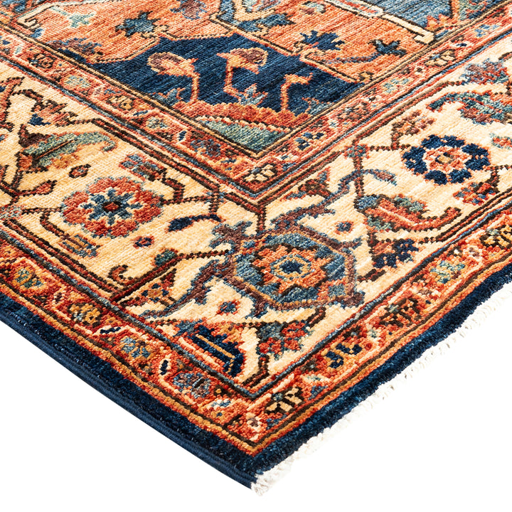 Traditional Serapi Wool Rug - 6' x 9'3"