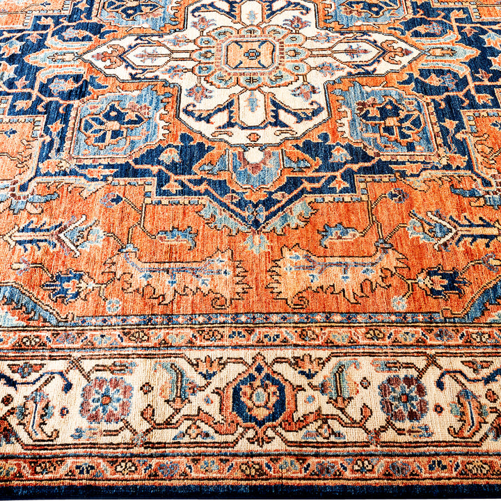 Traditional Serapi Wool Rug - 6' x 9'3"