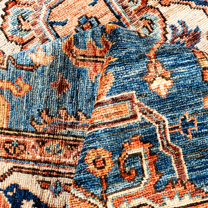 Traditional Serapi Wool Rug - 6' x 9'3"