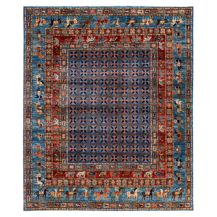 Traditional Serapi Wool Rug - 8' x 9'8"
