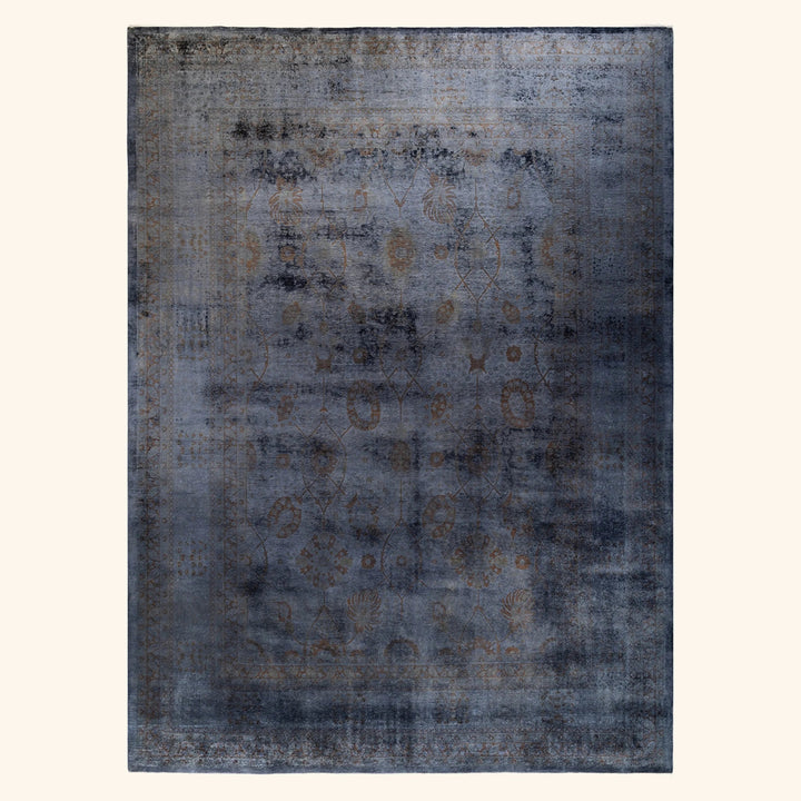 Overdyed Wool Rug - 10'4" x 13'10"