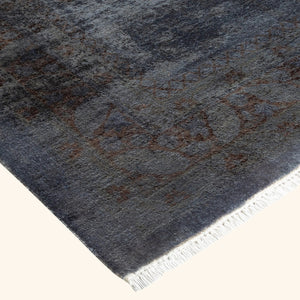 Overdyed Wool Rug - 10'4" x 13'10" - hover