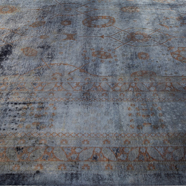 Overdyed Wool Rug - 10'4" x 13'10"