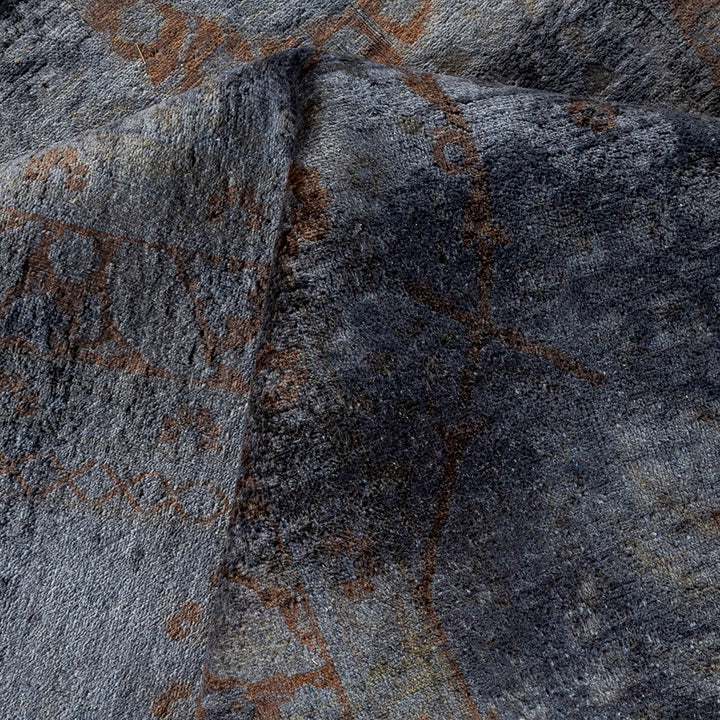 Overdyed Wool Rug - 10'4" x 13'10"