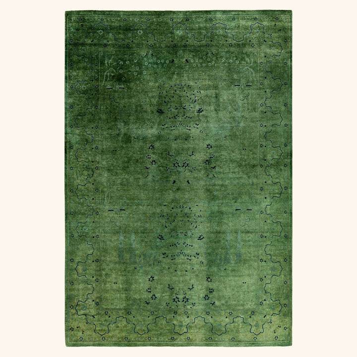 Overdyed Wool Rug - 6' x 9'3"