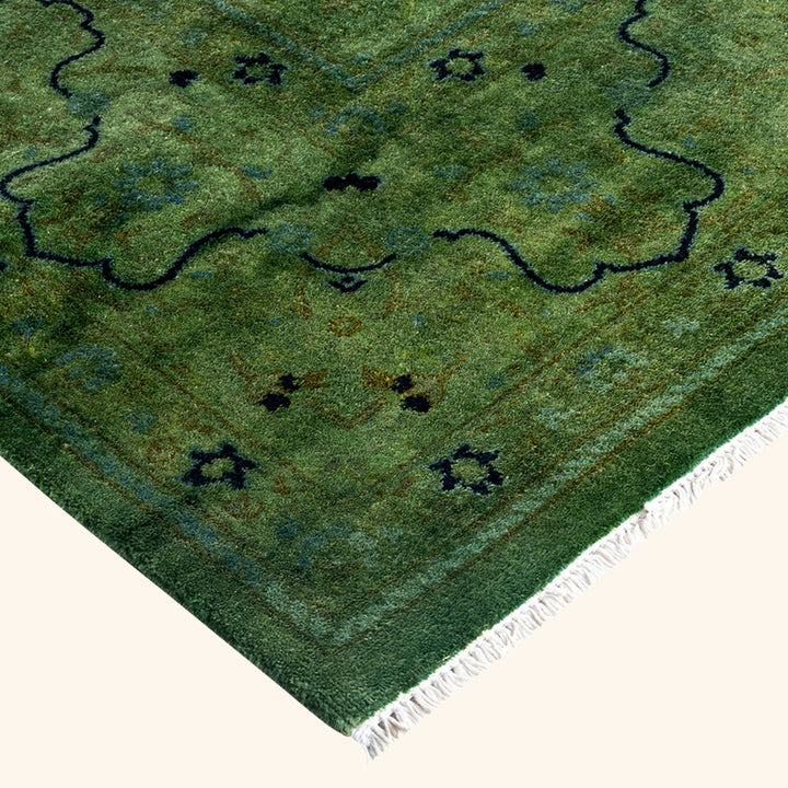 Overdyed Wool Rug - 6' x 9'3"