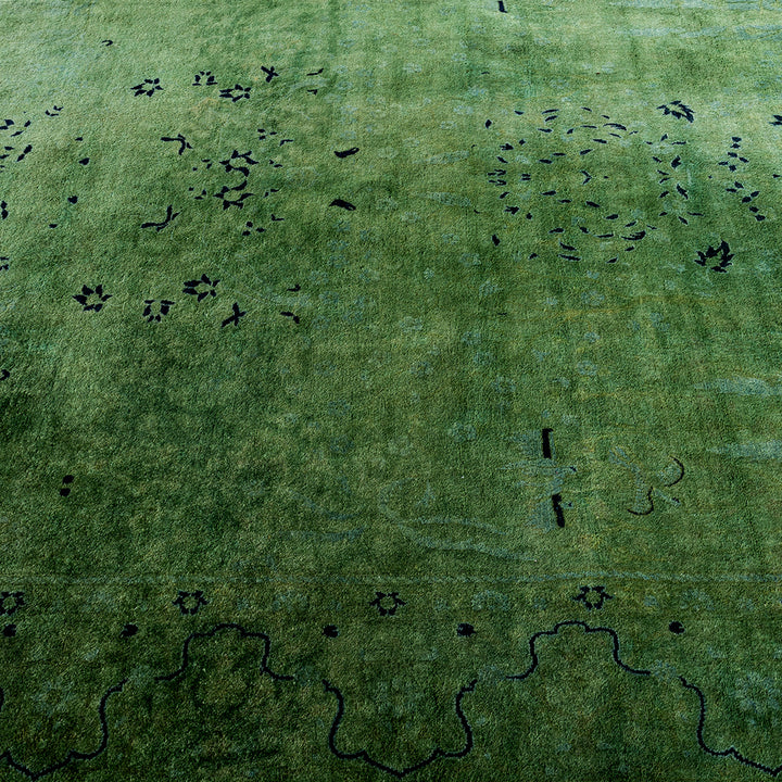 Overdyed Wool Rug - 6' x 9'3"