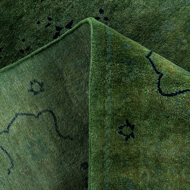 Overdyed Wool Rug - 6' x 9'3"