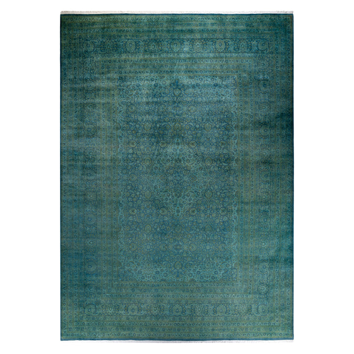 Overdyed Wool Rug - 10'2" x 14'6"